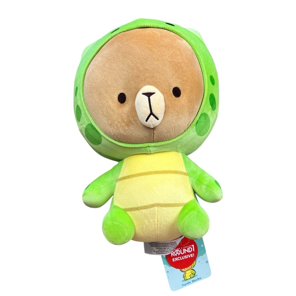 Milk Mocha Bear in Turtle Mocha Suit 12" Plush NEW‎